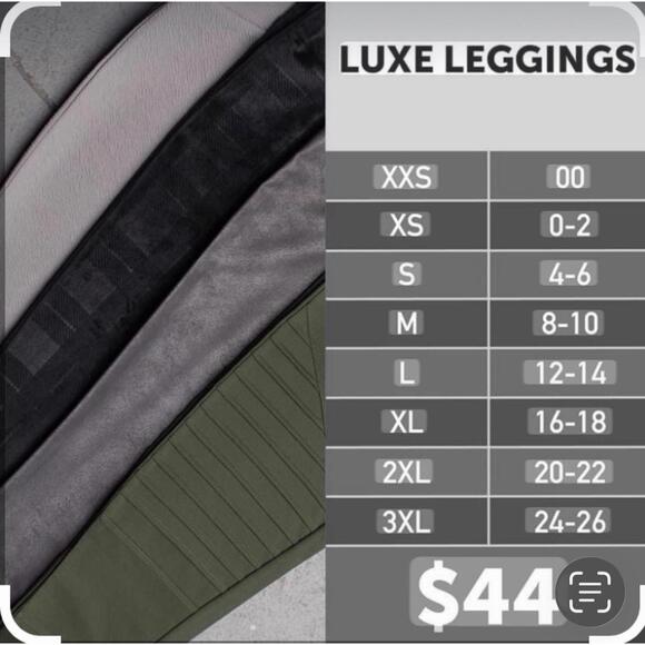 New LUXE21 By LuLaRoe Christmas Cranberry Colored Red Leggings Size XL (16-18) - Picture 7 of 7